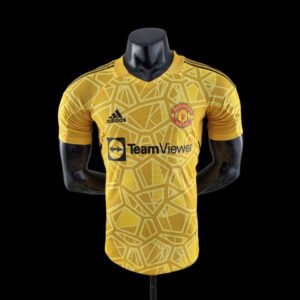2022/2023 MANCHESTER UNITED GOALKEEPER KIT PLAYER VERSION (YELLOW)