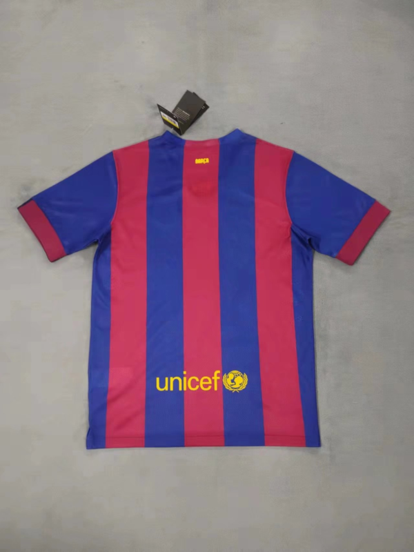 2014-2015 Barcelona Retro Home Soccer Jersey - Image 2