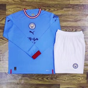 22/23 Manchester City Home Long Sleeve Kit