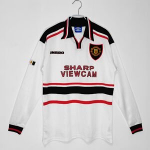 Manchester United 1998-1999 Retro Long Sleeve Away Jersey