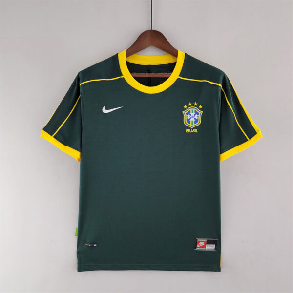Brazil 1998 Goalkeeper Retro Soccer Jersey