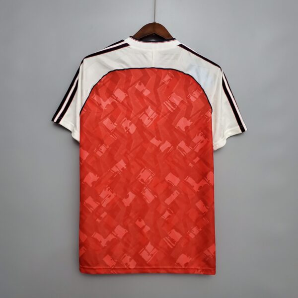 Arsenal 1990 Retro Home Soccer Jersey - Image 2