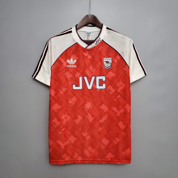 Arsenal 1990 Retro Home Soccer Jersey