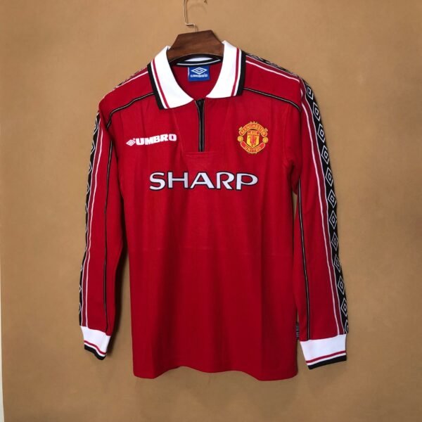Manchester United 1996 Long Sleeve Retro Stadium Version