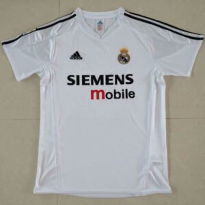 Real Madrid 2004 Retro Home Soccer Jersey