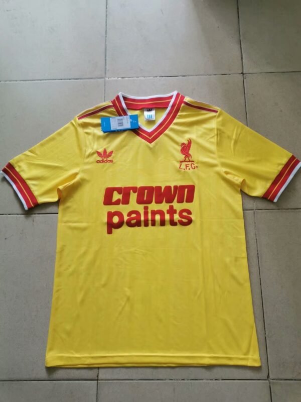 Liverpool 1986 Away Retro Soccer Jersey