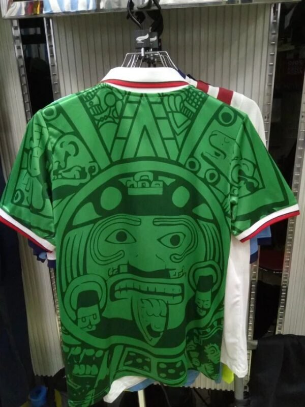Mexico 1998 Retro Home Soccer Jersey - Image 2