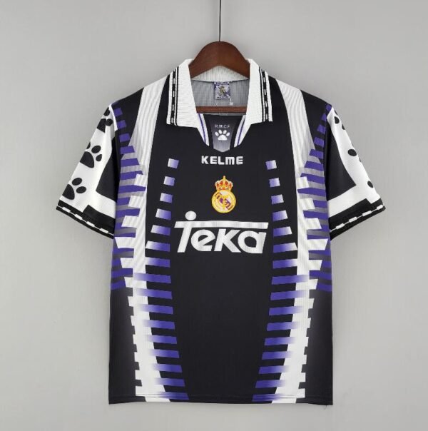 Real Madrid  1997-1998  Away Retro Jersey