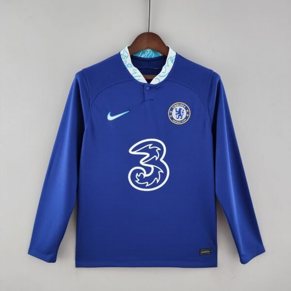 2022-2023 Chelsea Long Sleeve Home Stadium Jersey