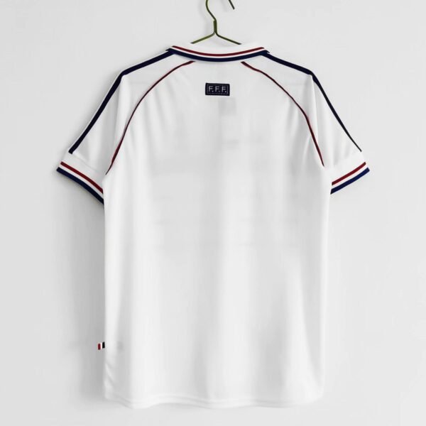 France 1998 Away Retro Soccer Jersey - Image 2