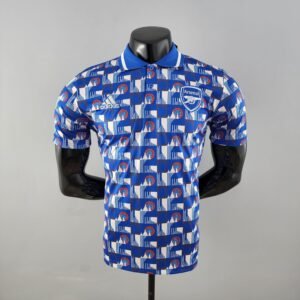 22/23 POLO Arsenal Blue and White Plaid
