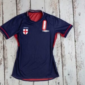 England 2002 Retro Away Soccer Jersey