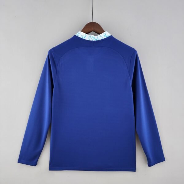 2022-2023 Chelsea Long Sleeve Home Stadium Jersey - Image 2