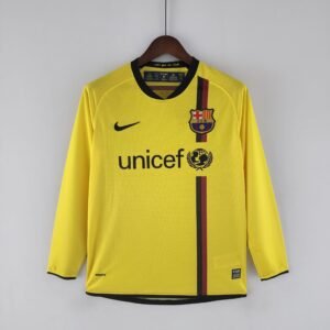 2008-2009 Barcelona Retro Long Sleeve Away Jersey