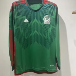 2022 Mexico World Cup Home Long Sleeve Stadium Version