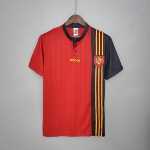 Spain 1996 Retro Home Jersey