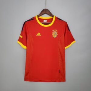 2002 Spain Retro Home Jersey