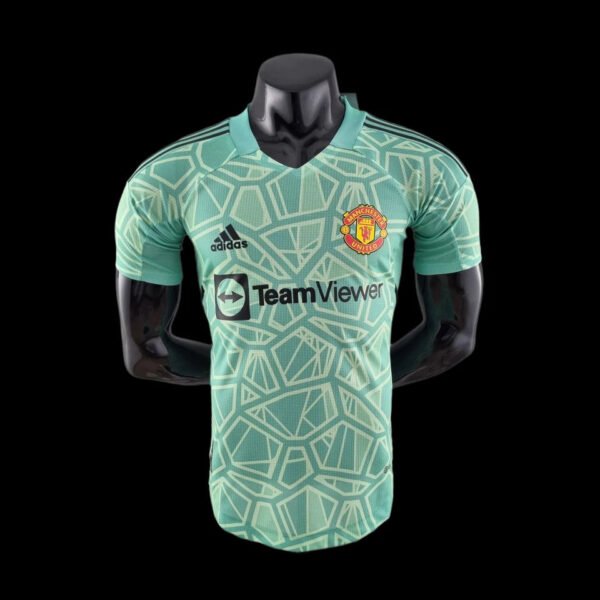 2022/2023 MANCHESTER UNITED GOALKEEPER KIT PLAYER VERSION (TEAL)