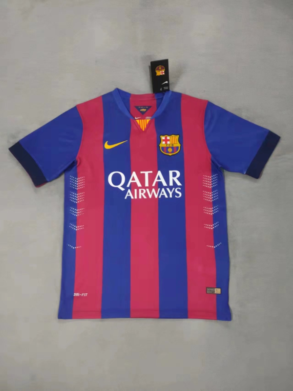 2014-2015 Barcelona Retro Home Soccer Jersey