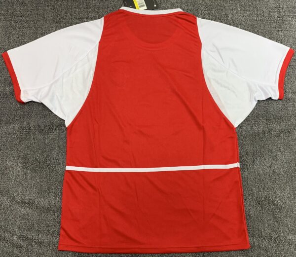 Arsenal 2002 Retro Home Soccer Jersey - Image 2