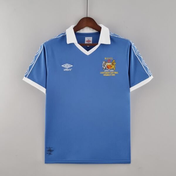 1981-1982 Manchester City Retro Home Jersey