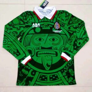 1998 MEXICO HOME JERSEY LONG SLEEVE