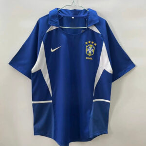 Brazil 2002 Away Retro Soccer Jersey