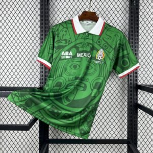1998 Mexico Retro Home Soccer Jersey