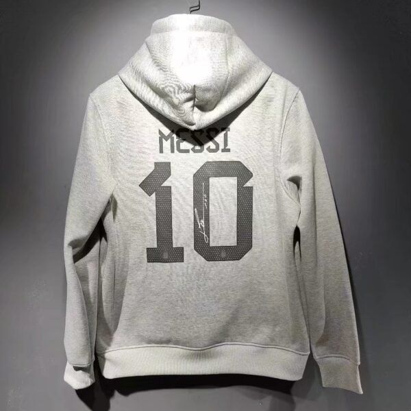 2022 ARGENTINA MESSI HOODIE GRAY - Image 2