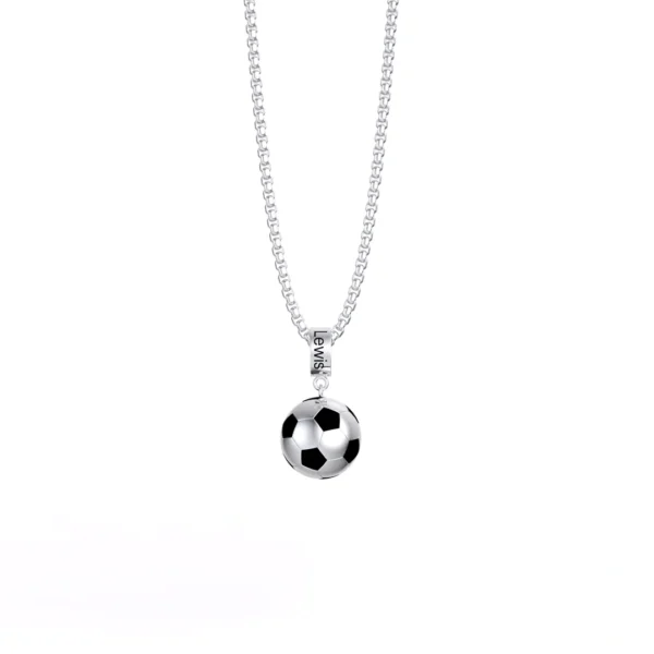 Personalized Fashion Soccer Necklace - Image 2