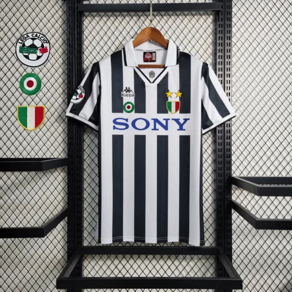 1995-1997 Juventus Home Retro Soccer Jersey