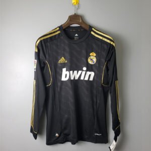 2012 Real Madrid Retro Away Long Sleeve Jersey