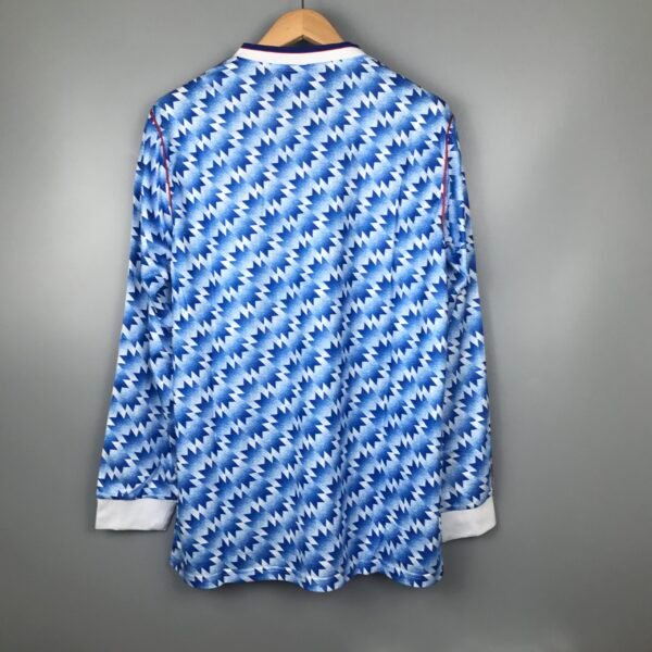 1990-1992 Manchester United Long Sleeve Retro Jersey - Image 2
