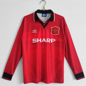 Manchester United 1994-1996 Long Sleeve Retro Stadium Version