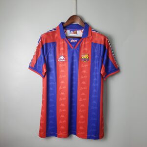 Barcelona 1995-1997 Retro Home Soccer Jersey