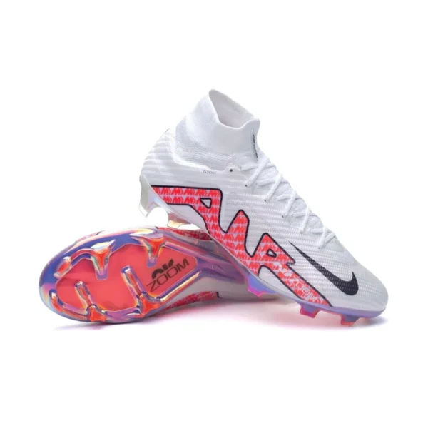 Air Zoom Mercurial Superfly 9 Elite Firm Ground Cleats - White/Off Noir/Coconut Milk