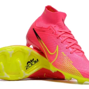 Men’s Air Zoom Mercurial Superfly 9 “Luminous” Elite Firm Ground Soccer Cleats - Pink Blast/Volt/Gridiron