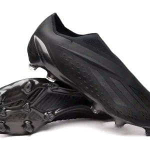 Speedportal + “Nightstrike” Firm Ground Soccer Cleats - Core Black
