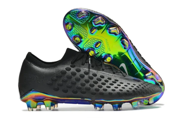 Men’s Phantom Ultra Venom Elite Firm Ground Soccer Cleats - Black/Chrome LIMITED EDITION