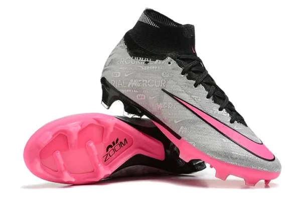 Men’s Mercurial Superfly 9 “XXV” Elite Firm Ground Soccer Cleats - Metallic Silver/Hyper Pink/Black