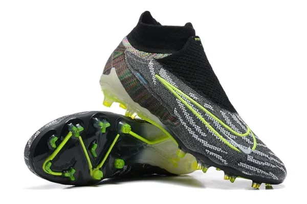 Men’s Phantom GX “Link” DF Elite Firm Ground Cleats - Black/Volt/White/Blue Glow LIMITED EDITION