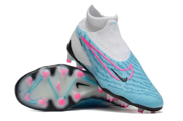 Men’s Phantom GX “Blast” DF Elite Firm Ground Cleats - Baltic Blue/White/Laser Blue/Pink Blast LIMITED EDITION