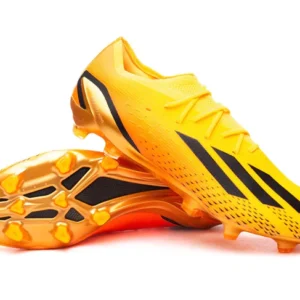 Speedportal + “Heatspawn” Firm Ground Soccer Cleats - Solar Gold/Core Black/Solar Orange
