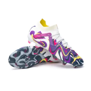 Neymar Jr. Future Ultimate “Creativity” Firm Ground Soccer Cleats - White/Team Violet/Fluro Yellow LIMITED EDITION