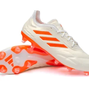 Copa Pure + “Heatspawn” Firm Ground Soccer Cleats - Off White/Solar Orange
