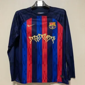 2022/2023 BARCELONA X MOTOMAMI LONG SLEEVE HOME KIT STADIUM VERSION
