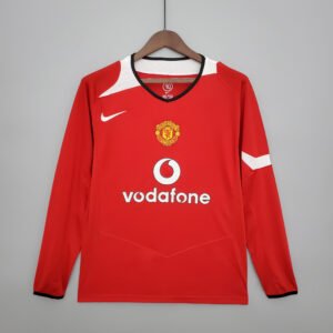 2004/2006 MANCHESTER UNITED HOME LONG SLEEVE RETRO JERSEY