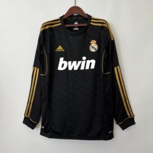 2011-2012 Real Madrid Away Long Sleeve Retro Jersey