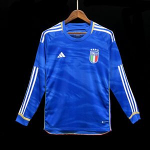 2023-2024 Italy Home Long Sleeve Stadium Version