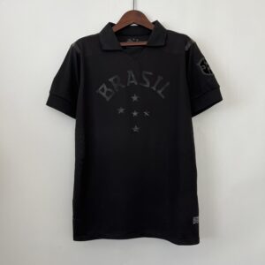 2013-2014 Brazil Black Retro Jersey